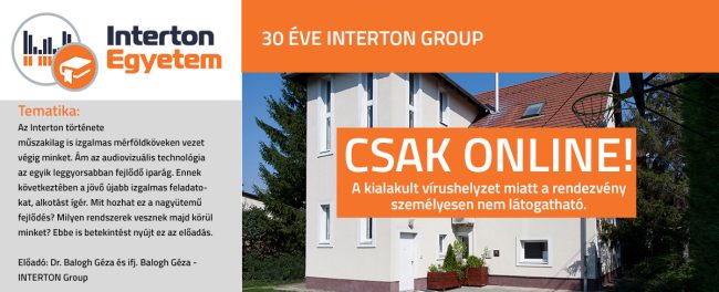 30 éve INTERTON Group